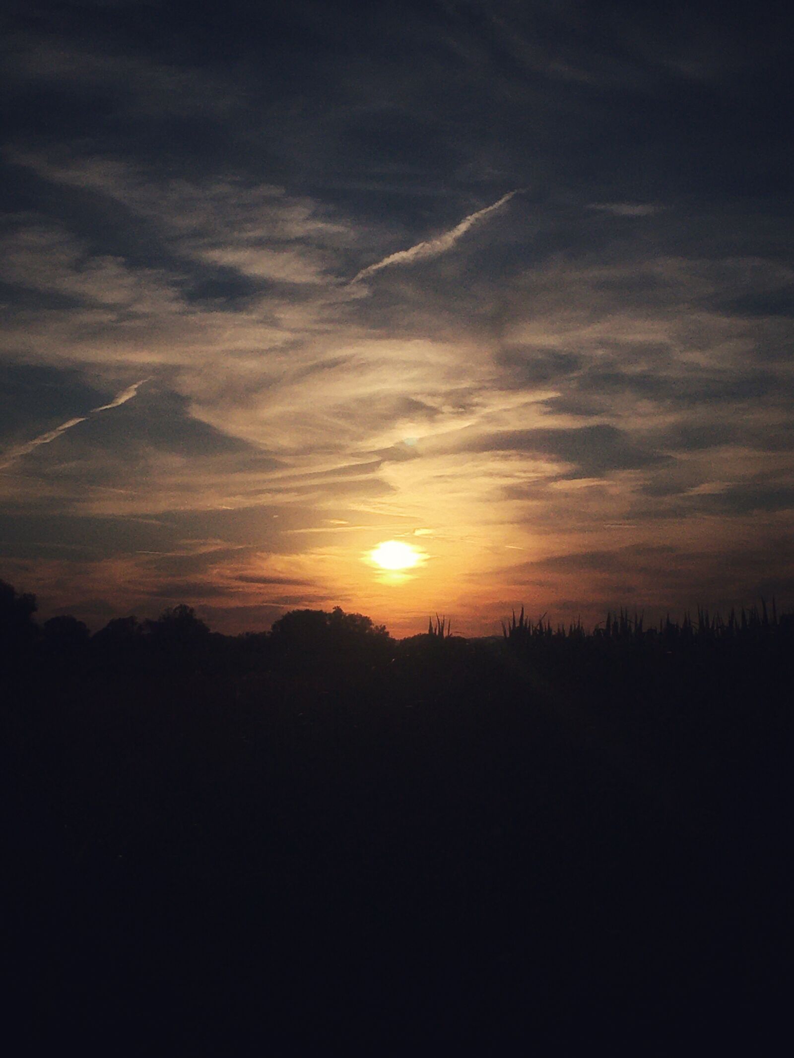 Apple iPhone 6s Plus sample photo. Sun, sky, sunset photography