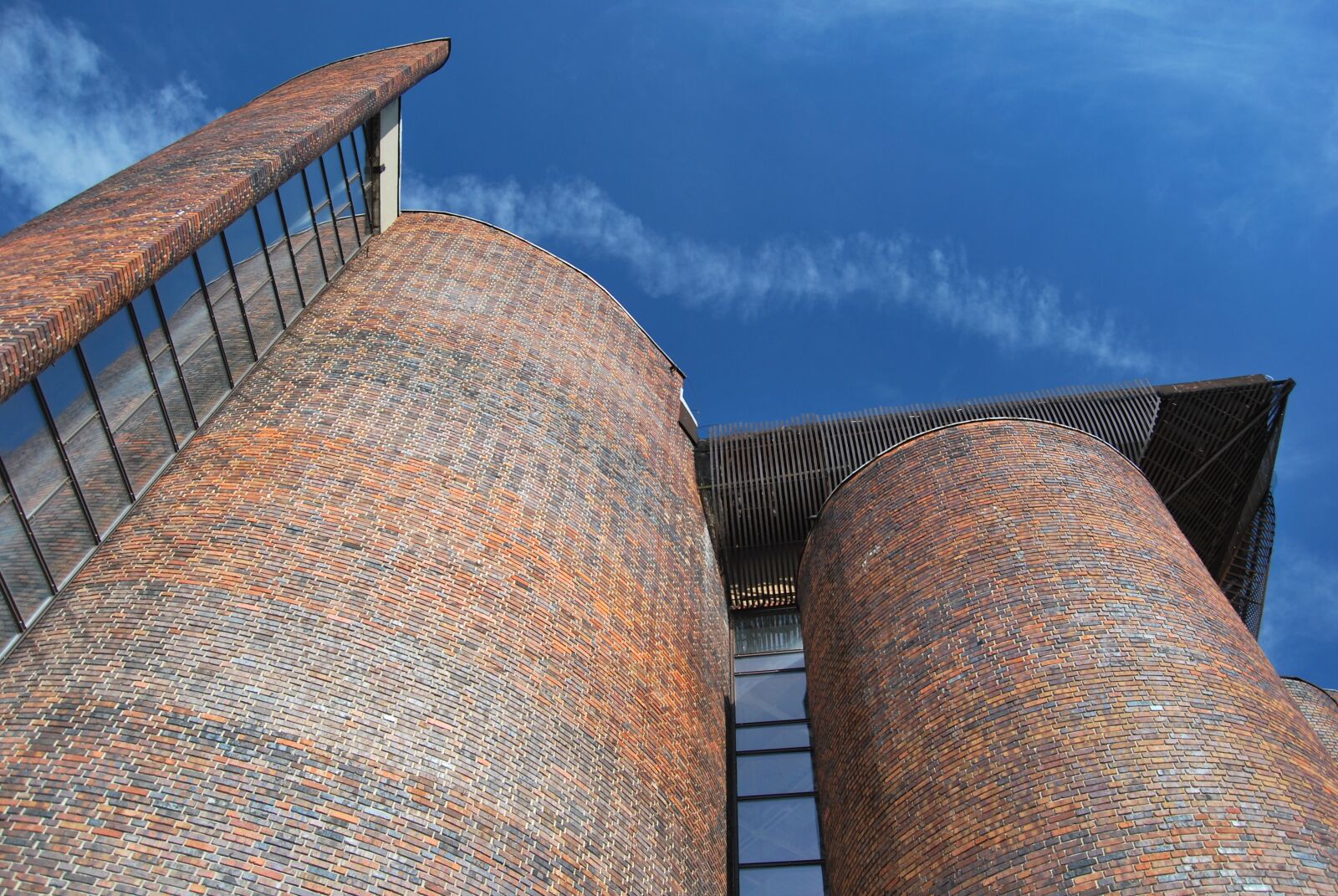 Nikon D60 sample photo. Church, brick, architecture photography