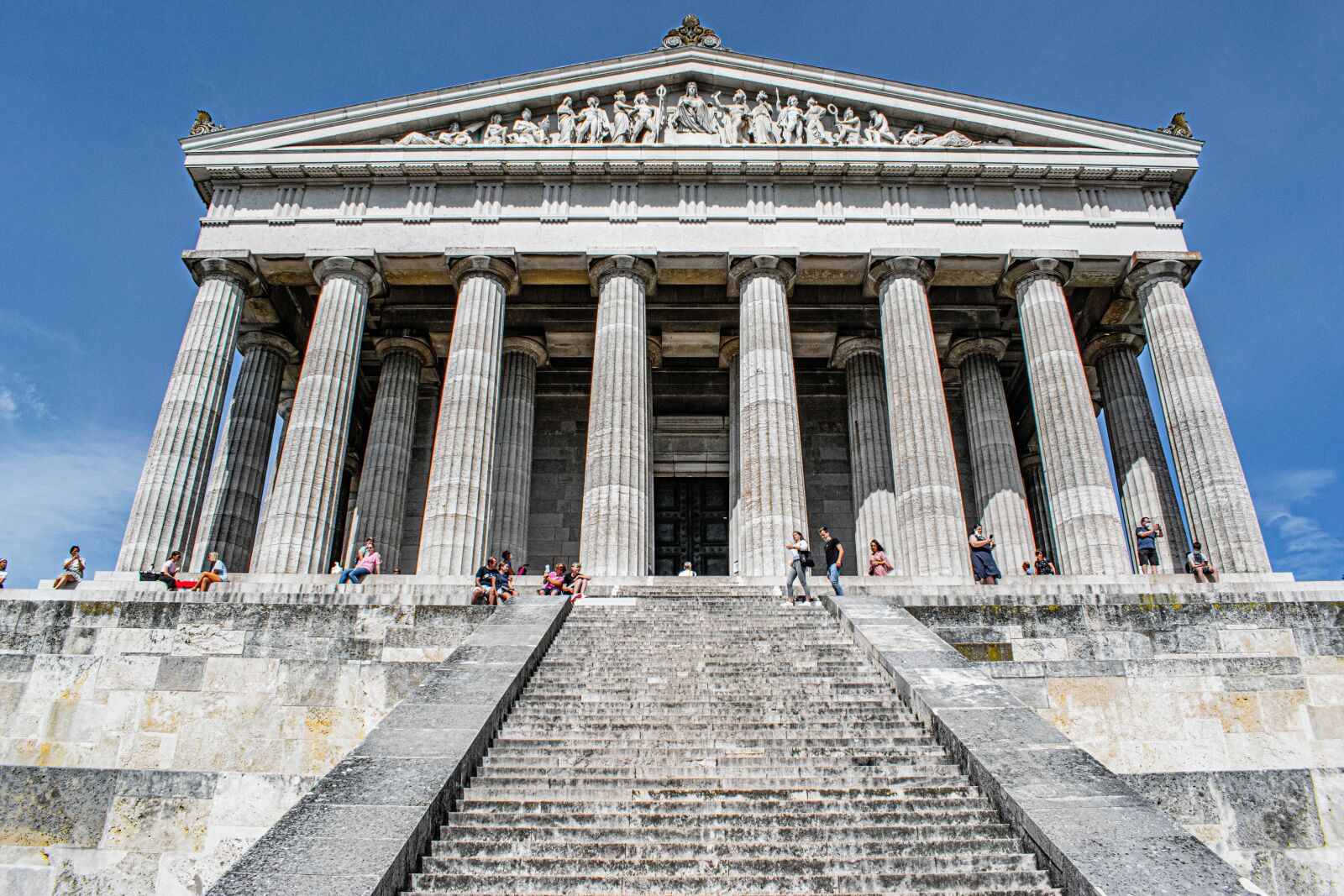 Nikon D5300 sample photo. Building, stairs, columns photography