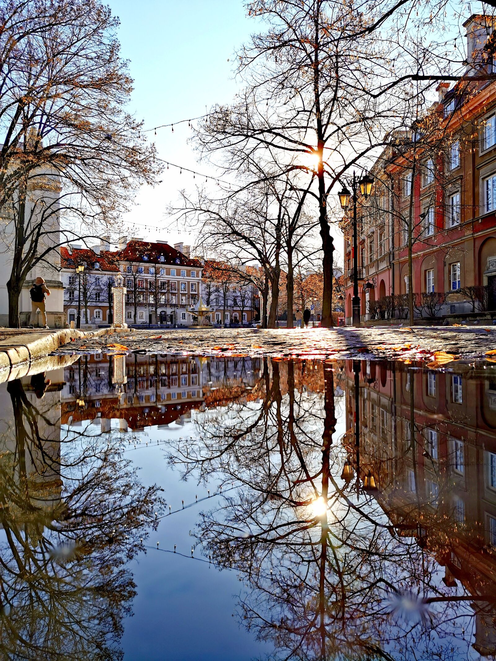 HUAWEI P30 Pro sample photo. Warsaw, oldtown, water photography