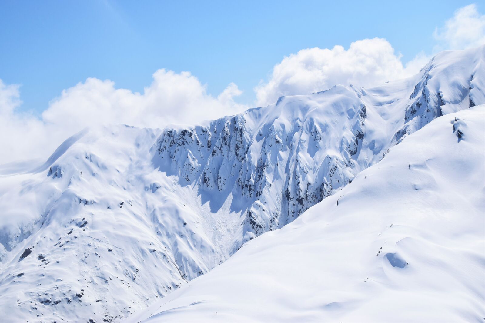 Nikon D5300 sample photo. Mountains, snowy, peaks photography