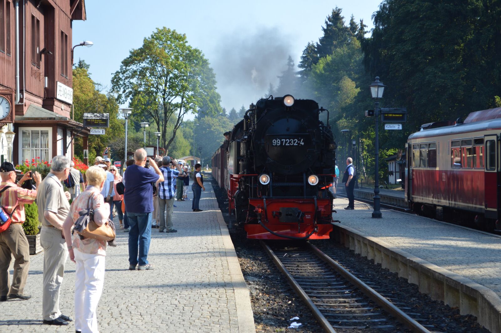 Nikon D3200 sample photo. Brocken railway, resin, steam photography