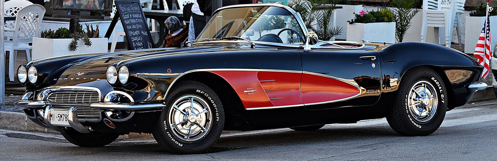 Nikon D3200 sample photo. Corvette, us car, classic photography