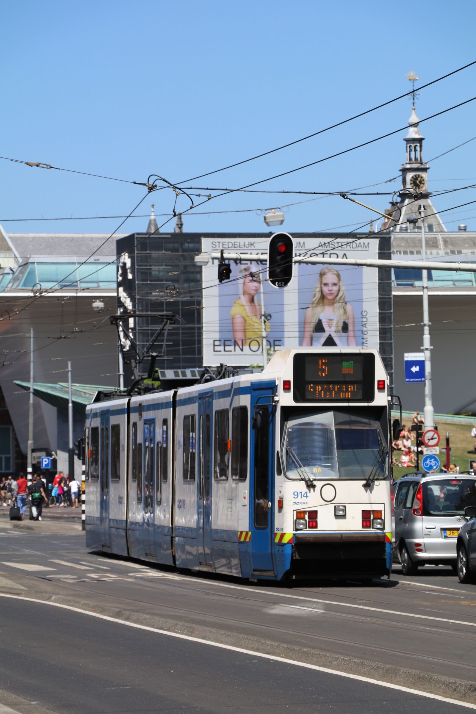 Canon EF-S 18-135mm F3.5-5.6 IS USM sample photo. Of the van, tram photography