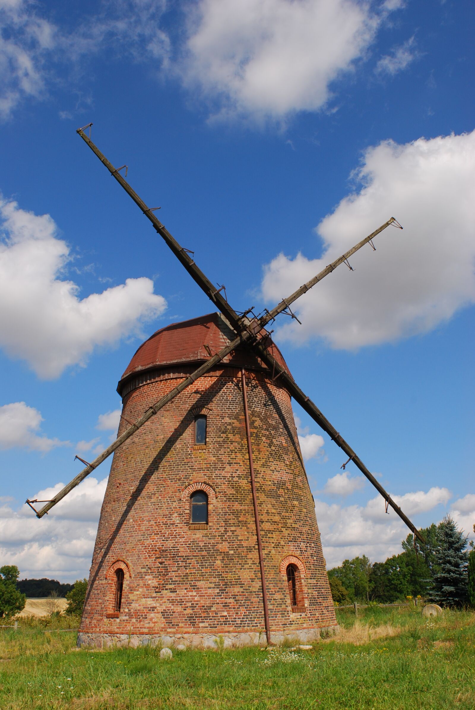 Nikon D80 sample photo. Windmill, sky photography