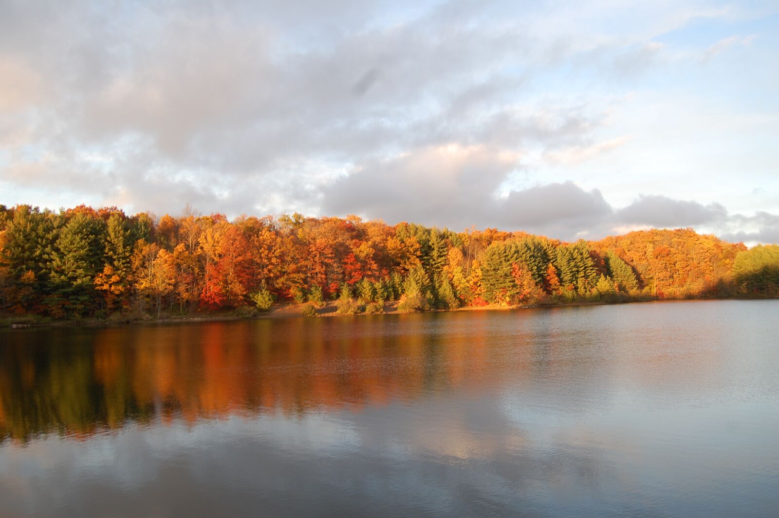 Nikon D40 sample photo. Fall, at, wise reservoir photography