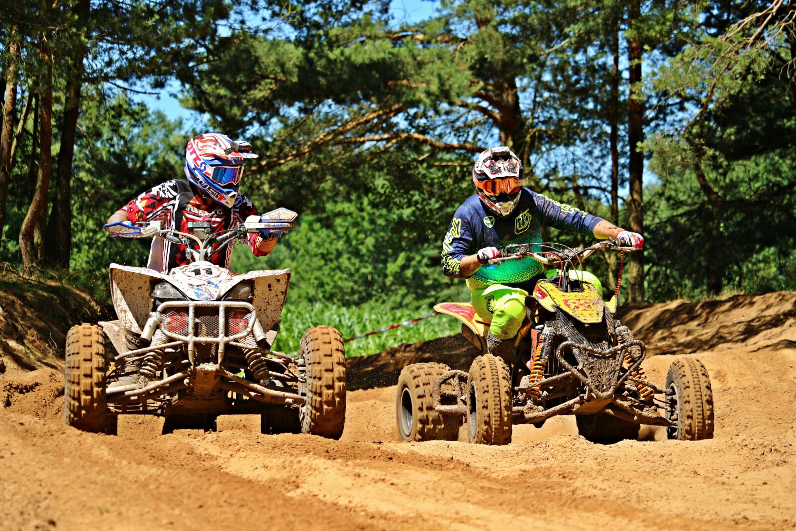 Canon EOS 100D (EOS Rebel SL1 / EOS Kiss X7) sample photo. Quad race, atv, quad photography