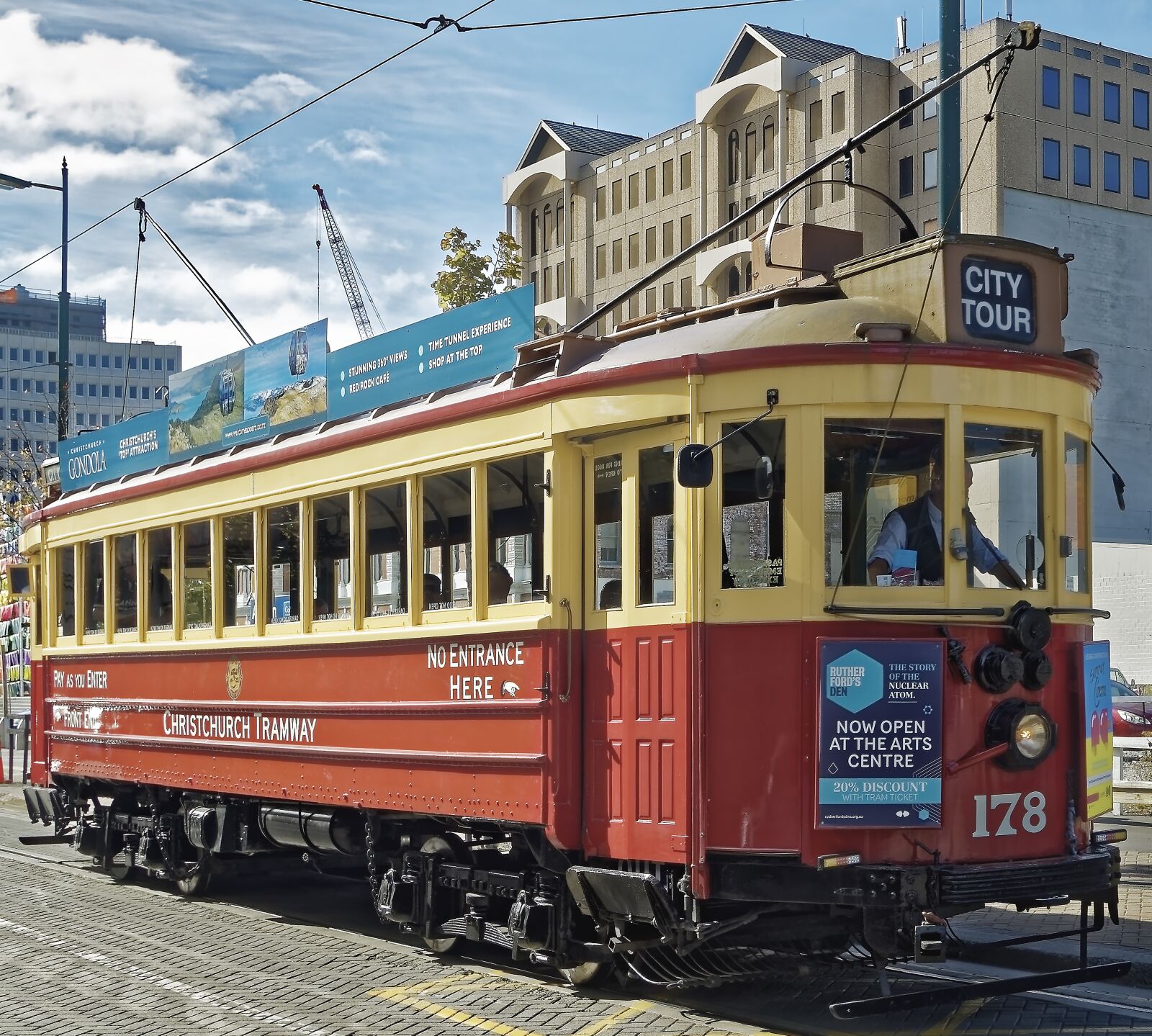 Nikon D500 sample photo. Tram, christchurch, historically photography