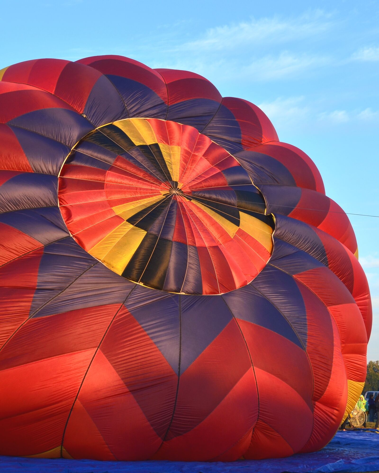 Nikon D5100 sample photo. Hot air balloon, flight photography