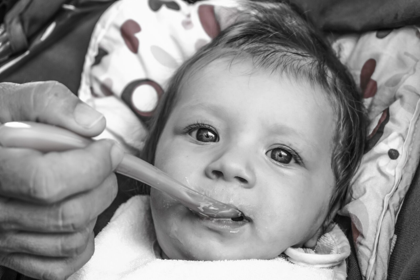 Nikon D3300 sample photo. Baby, feeding, child photography