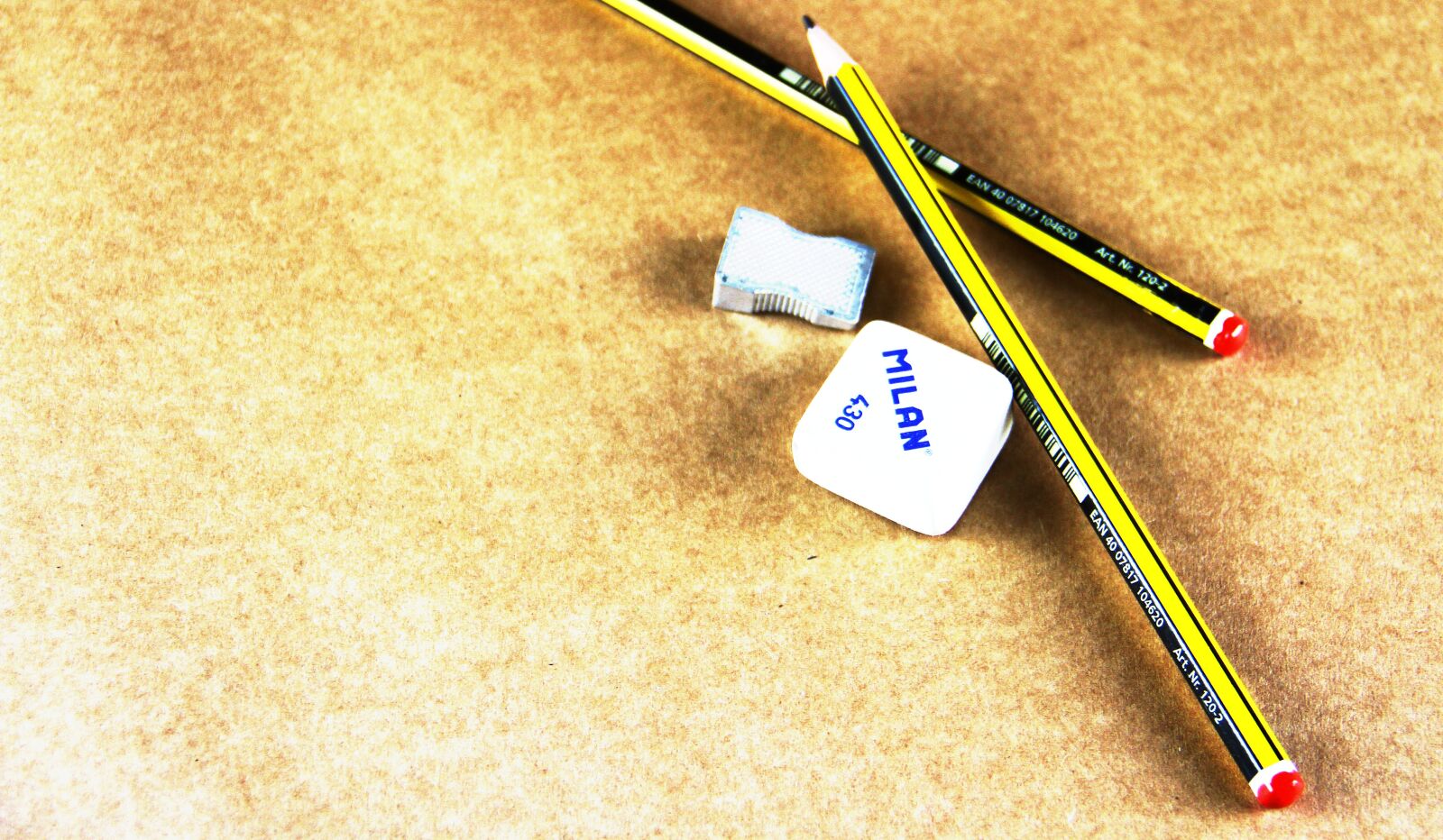 Canon EOS 7D sample photo. Pencil, rubber, paint photography
