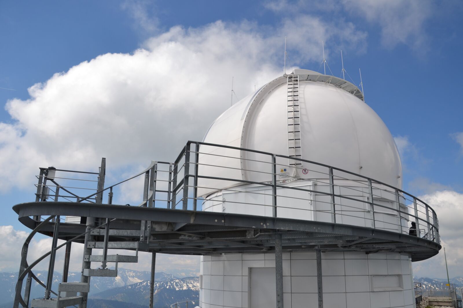 Nikon D3100 sample photo. Observatory, wendelstein, mountain photography