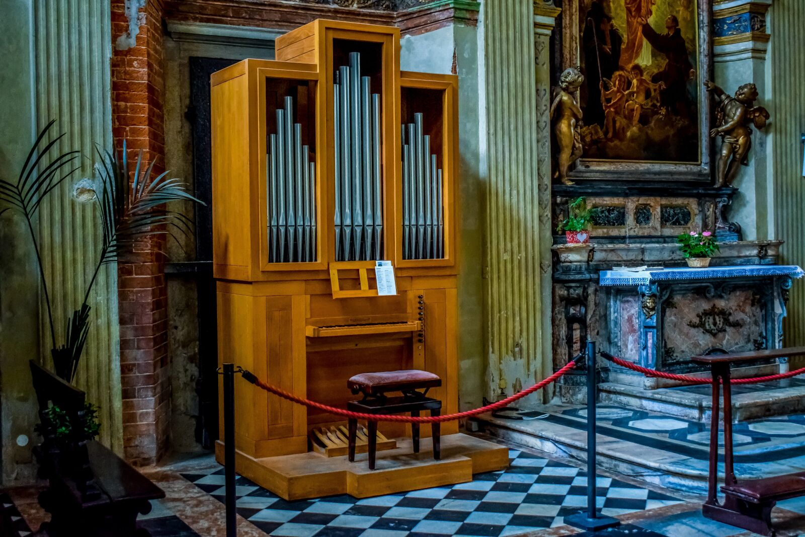 Nikon D3300 sample photo. Organ, musical instrument, santa photography