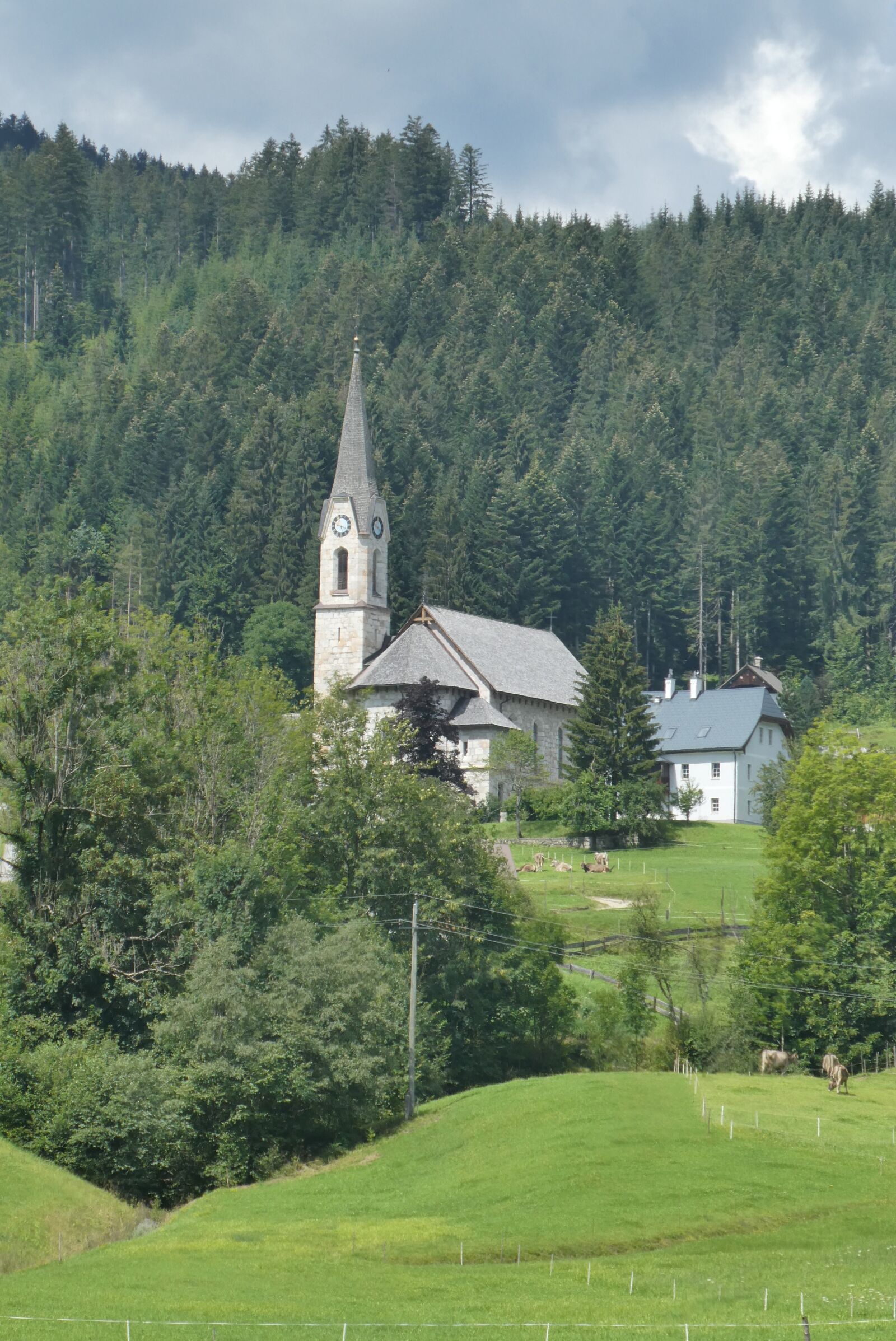 Panasonic Lumix DC-ZS70 (Lumix DC-TZ90) sample photo. Gosau, church, dal photography