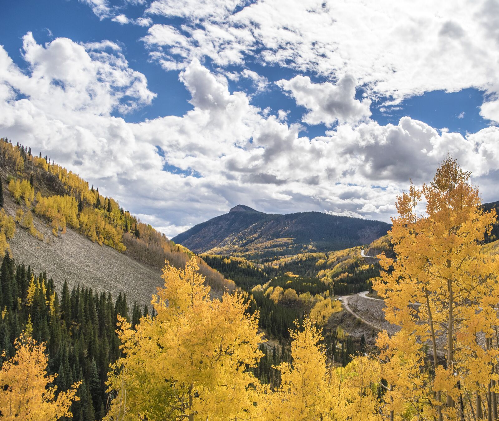 Nikon D3300 sample photo. Colorado, fall leaves, mountains photography