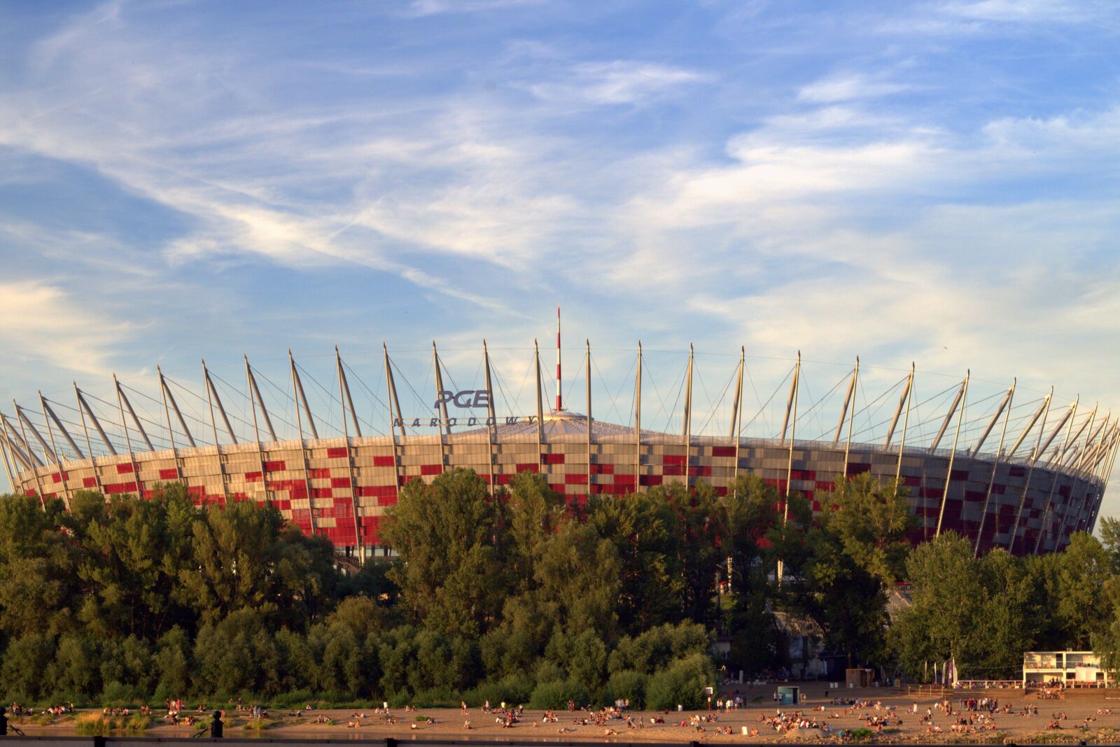 Pentax K-S2 sample photo. National stadium, warsaw, poland photography