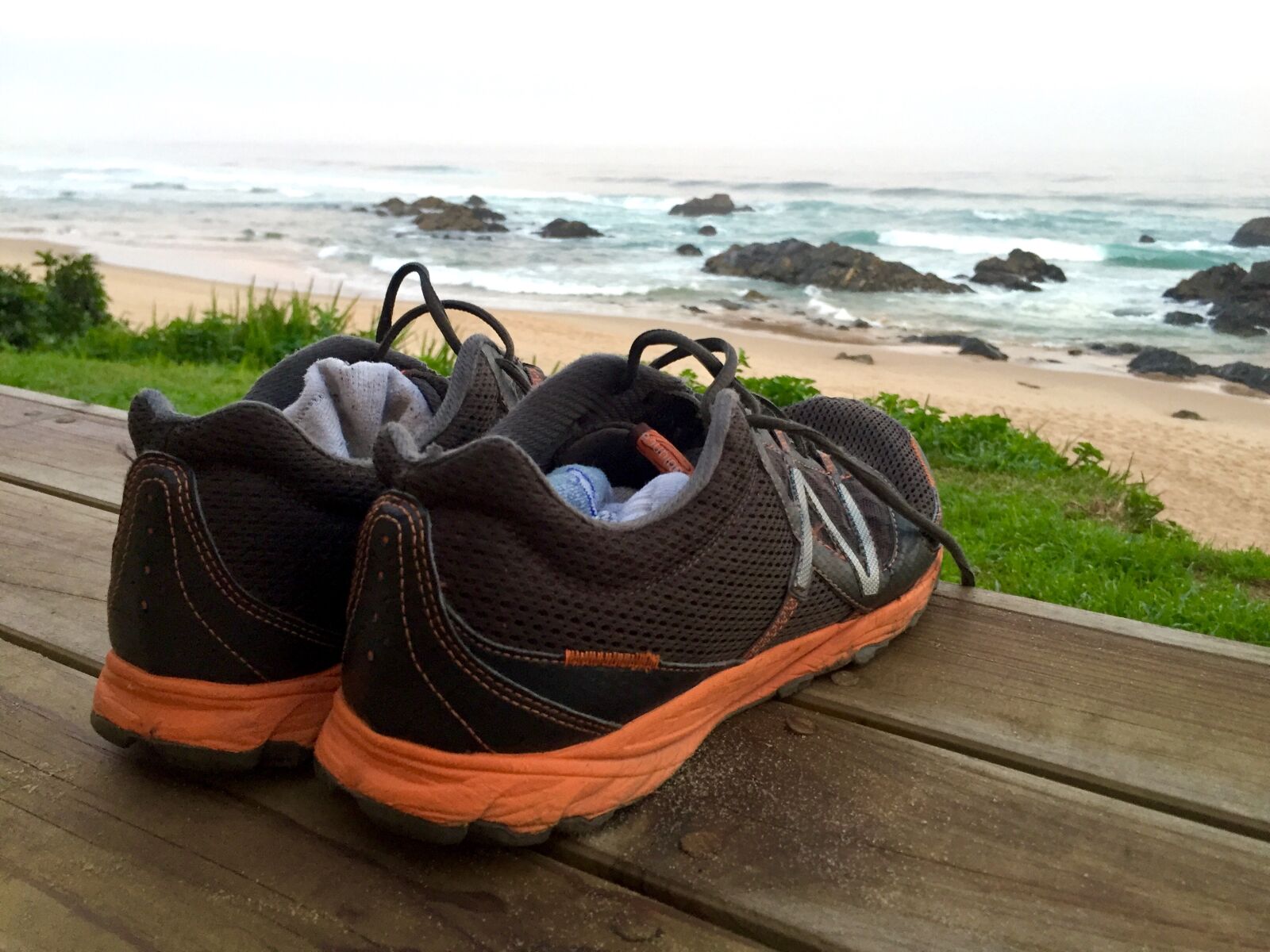 Apple iPhone 6 sample photo. Beach, color, deck, footwear photography
