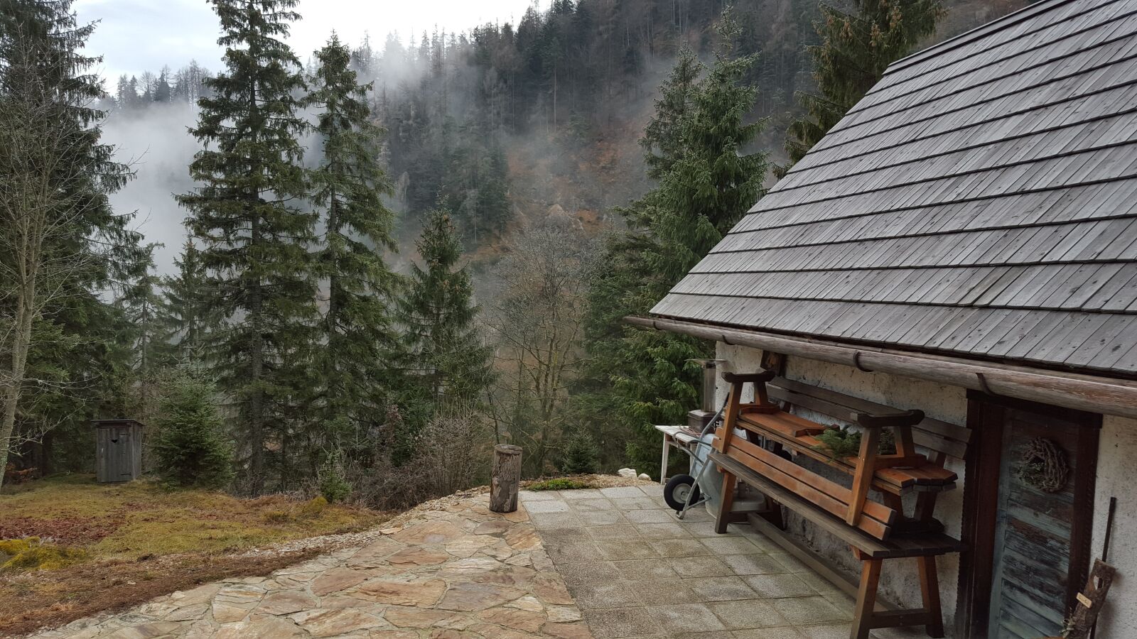 Samsung Galaxy S6 sample photo. Cottage, mountains, alps photography