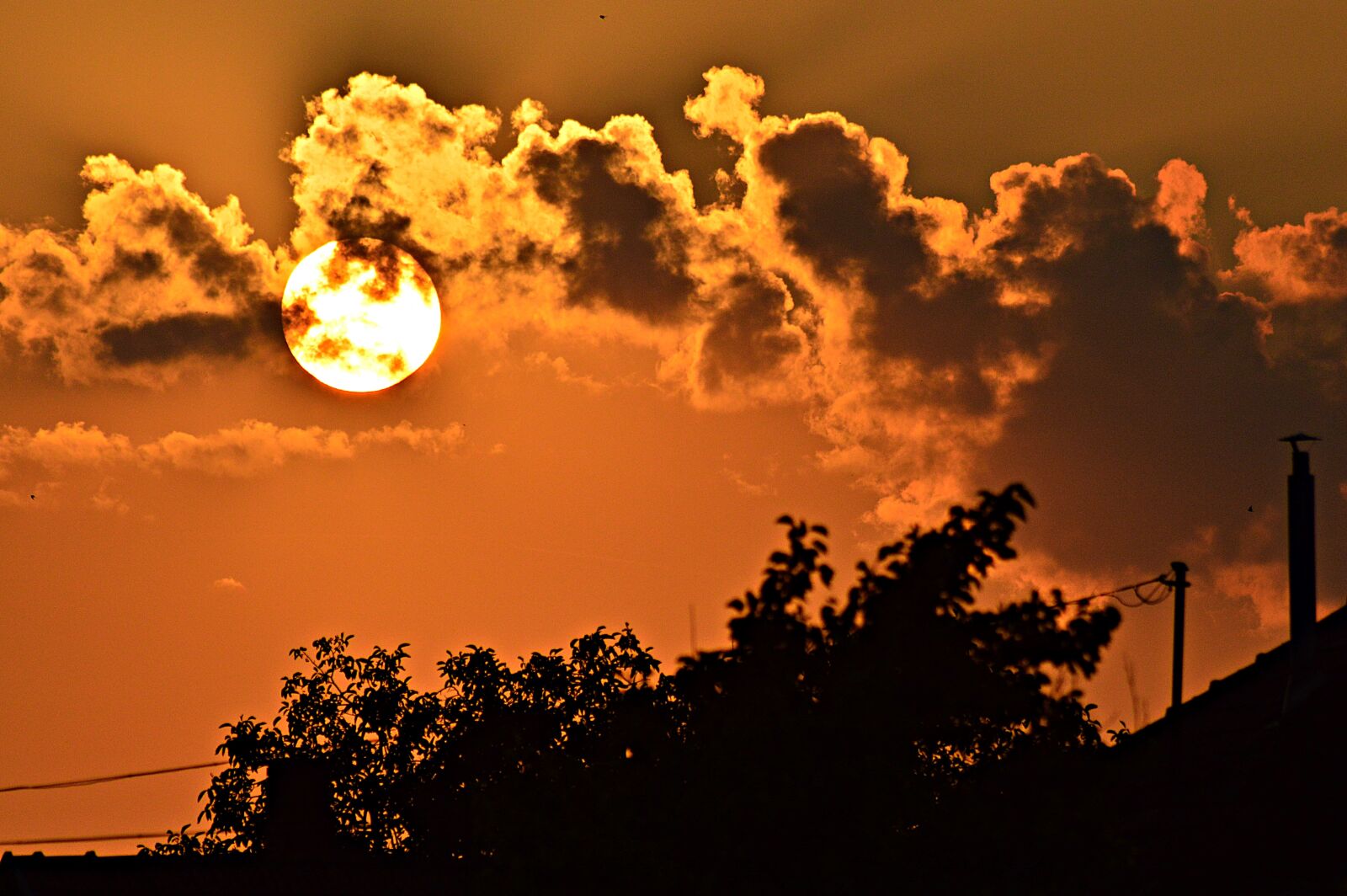 Nikon D3200 sample photo. Sunset, nightfall, red photography