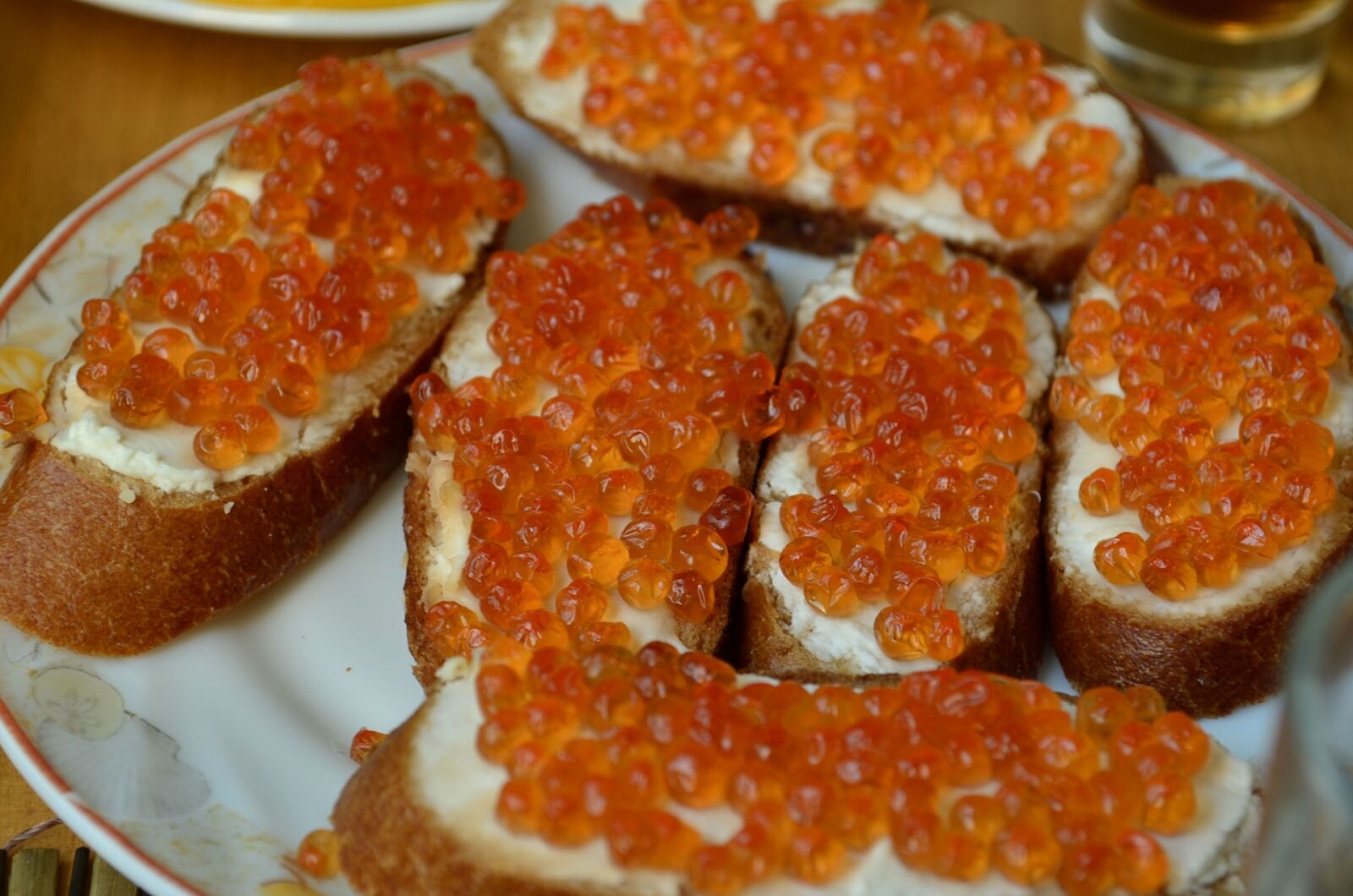 Nikon D5100 sample photo. Food, a sandwich, caviar photography