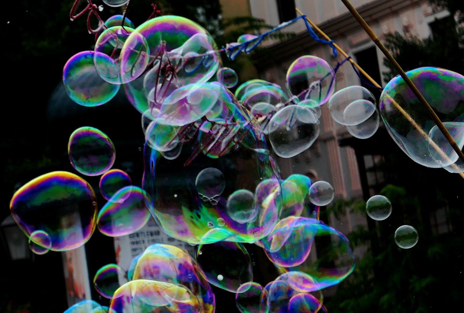Panasonic Lumix DMC-LX10 (Lumix DMC-LX15) sample photo. Soap bubbles, soap, blow photography