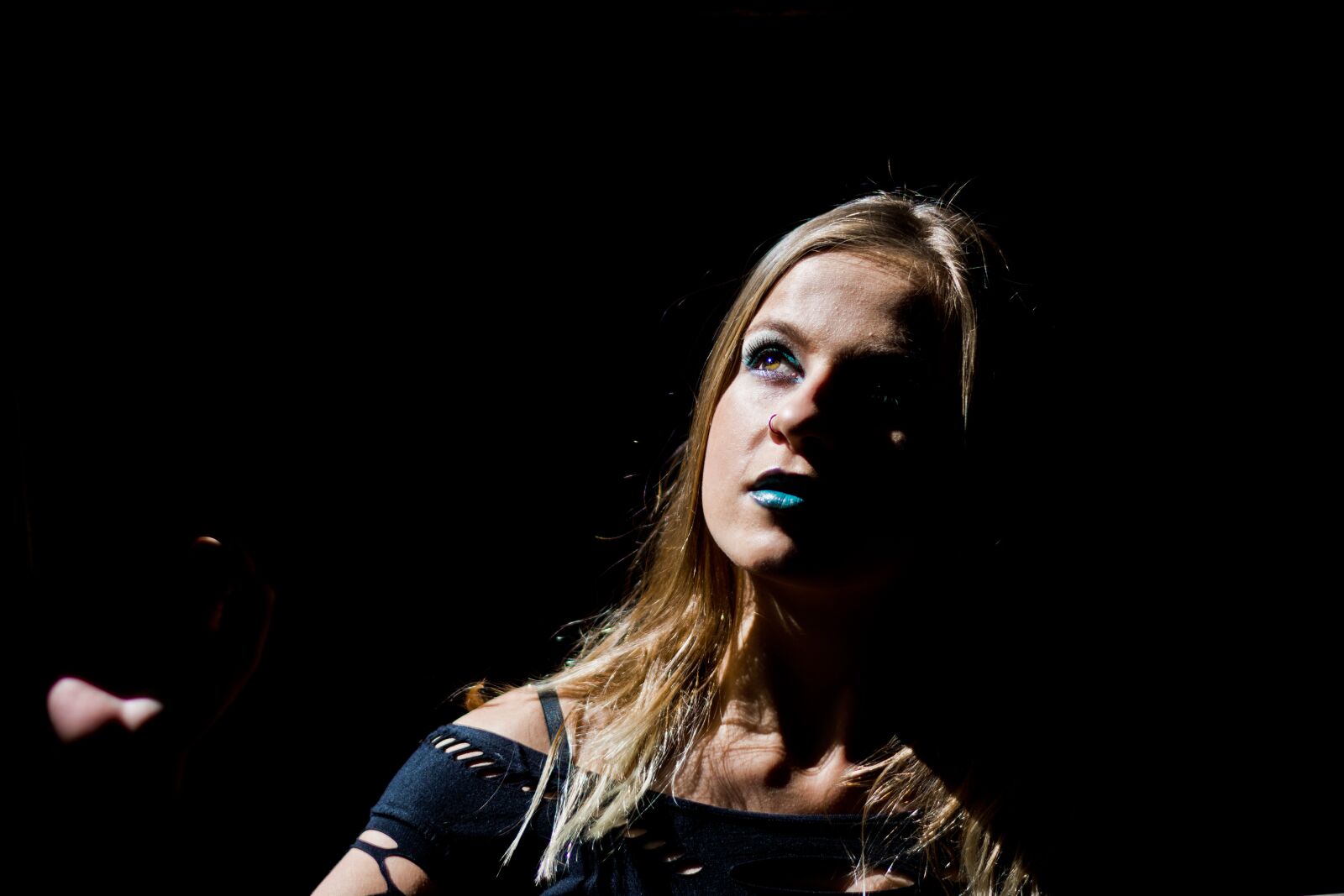 Nikon D7100 sample photo. Girl, goth, evil photography
