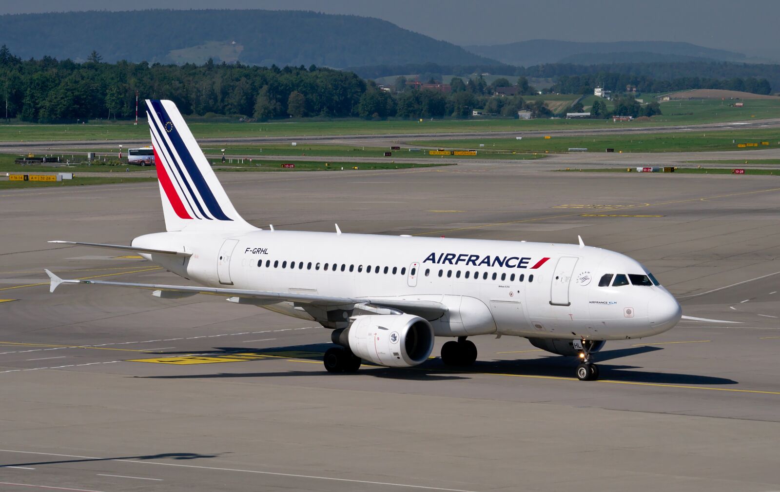 Nikon D300S sample photo. Air france, airbus a319 photography