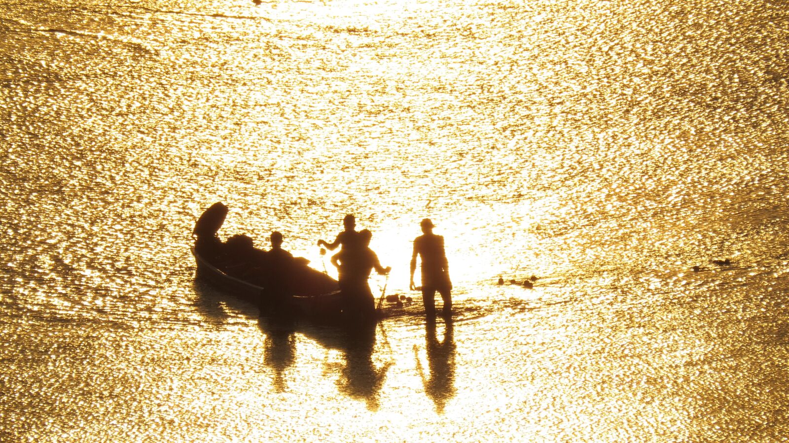 Canon PowerShot SX50 HS sample photo. Fishermen, river, water photography