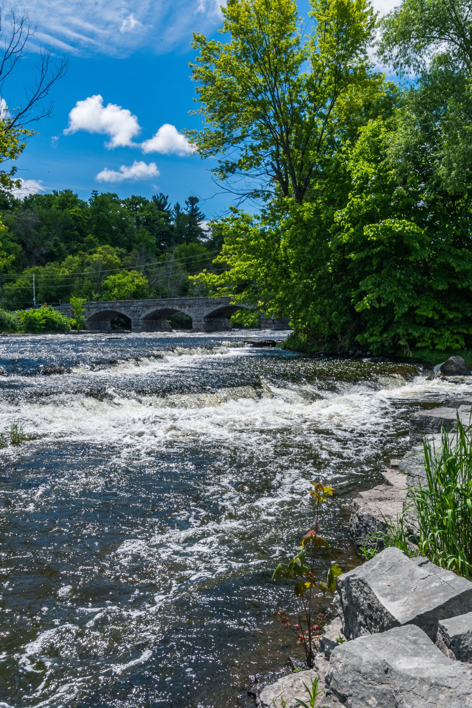 Nikon D500 sample photo. Pakenham ontario, stone bridge photography