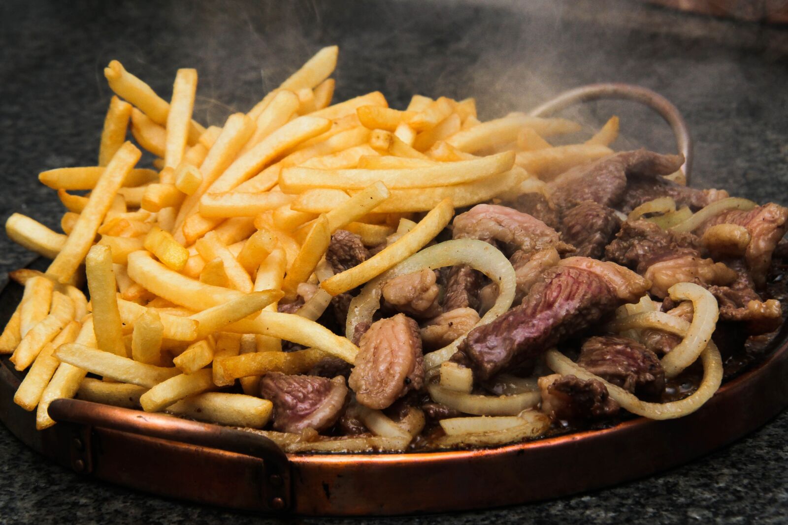 Canon EOS 7D sample photo. Meat, potato, board photography
