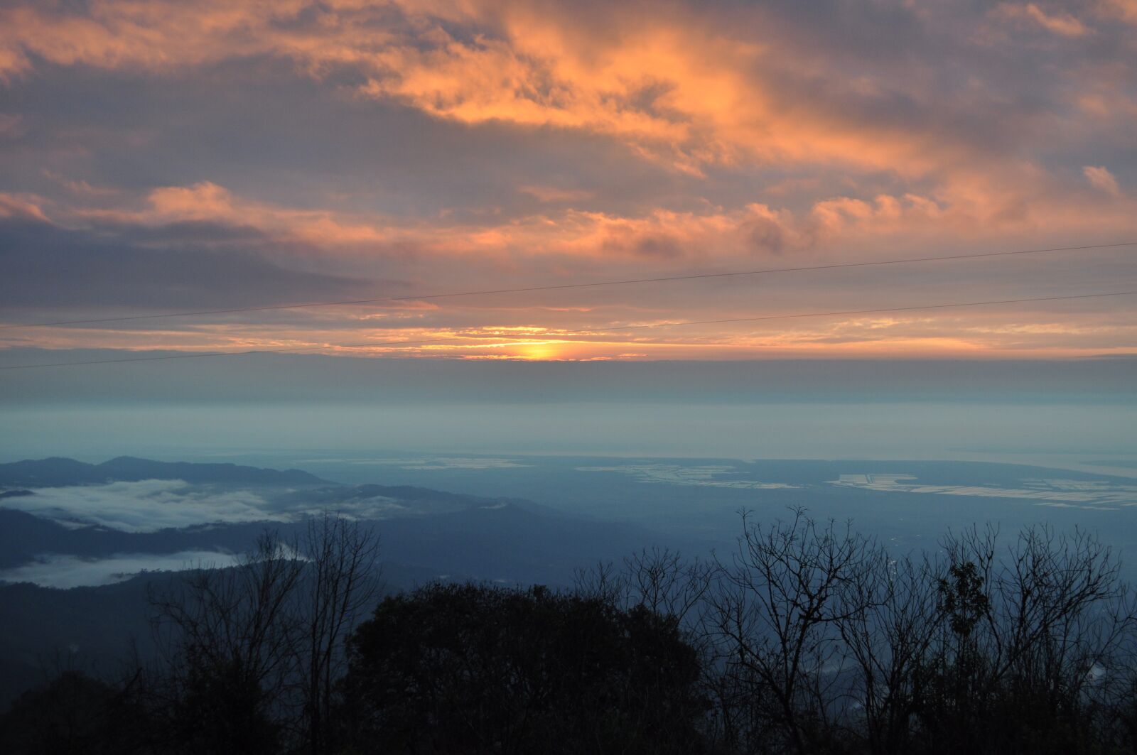 Nikon D5000 sample photo. Sunset, sky, andes photography