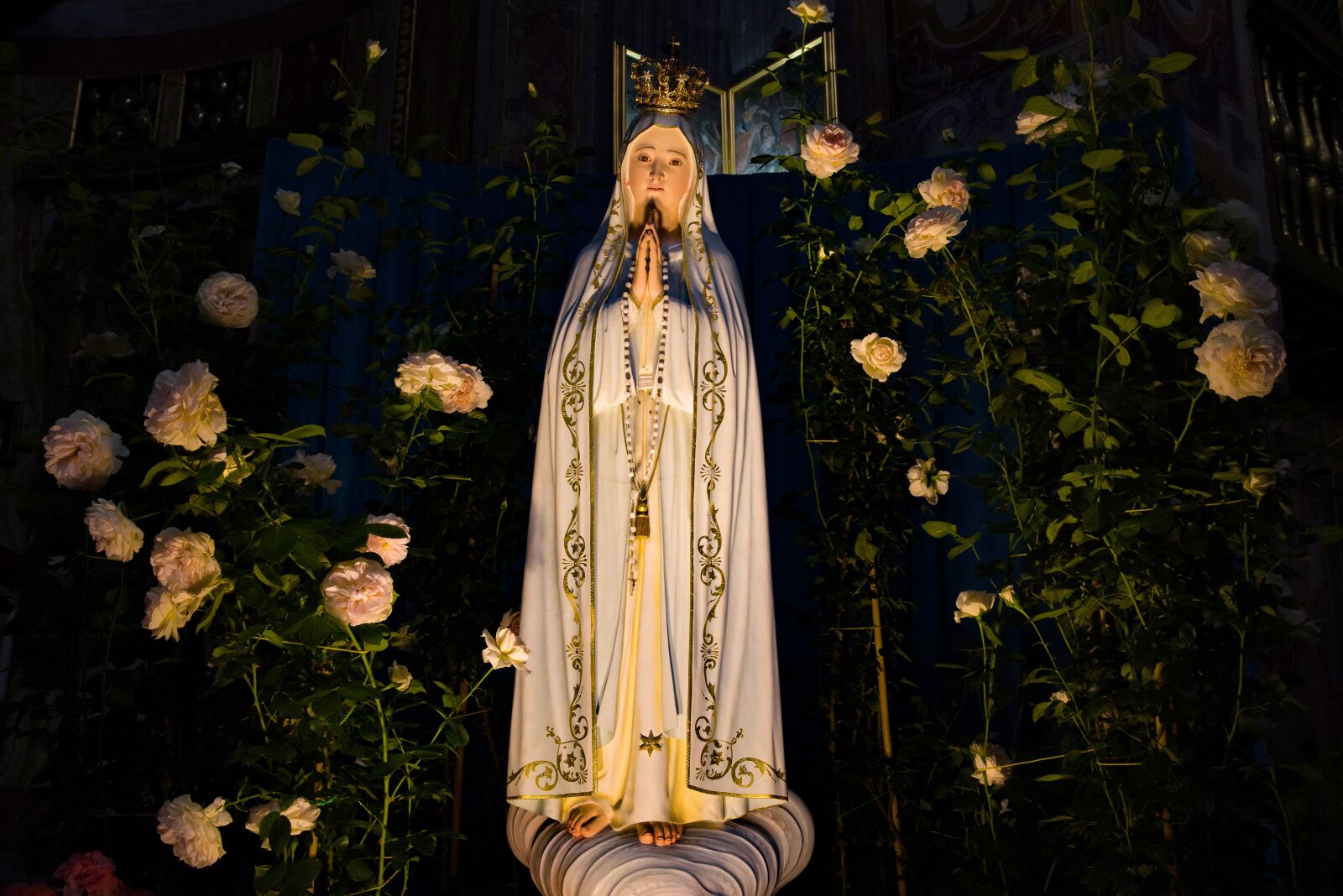Pentax K-1 Mark II sample photo. Virgin, mary, statue photography