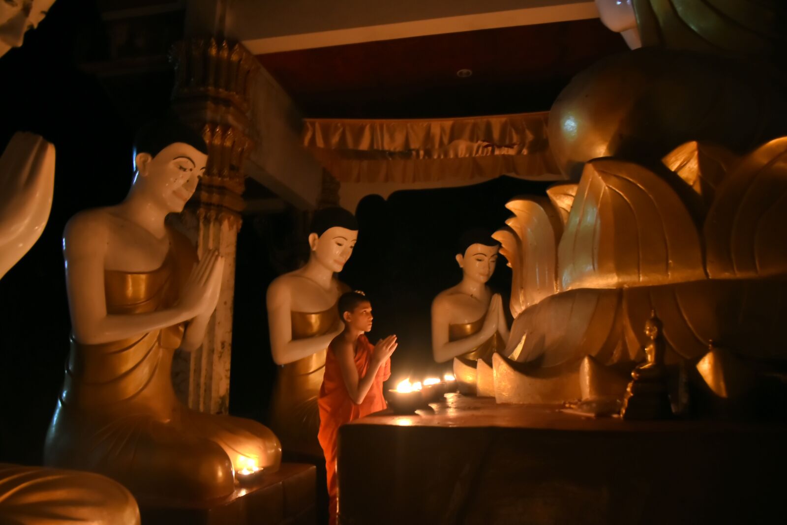 Nikon D750 sample photo. Pray, buddha statue, i photography