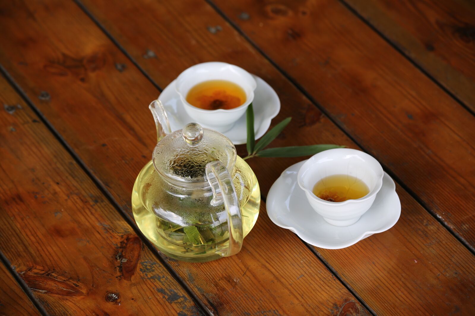 Canon EF 70-300mm F4-5.6 IS USM sample photo. Bamboo car, teacup, porcelain photography