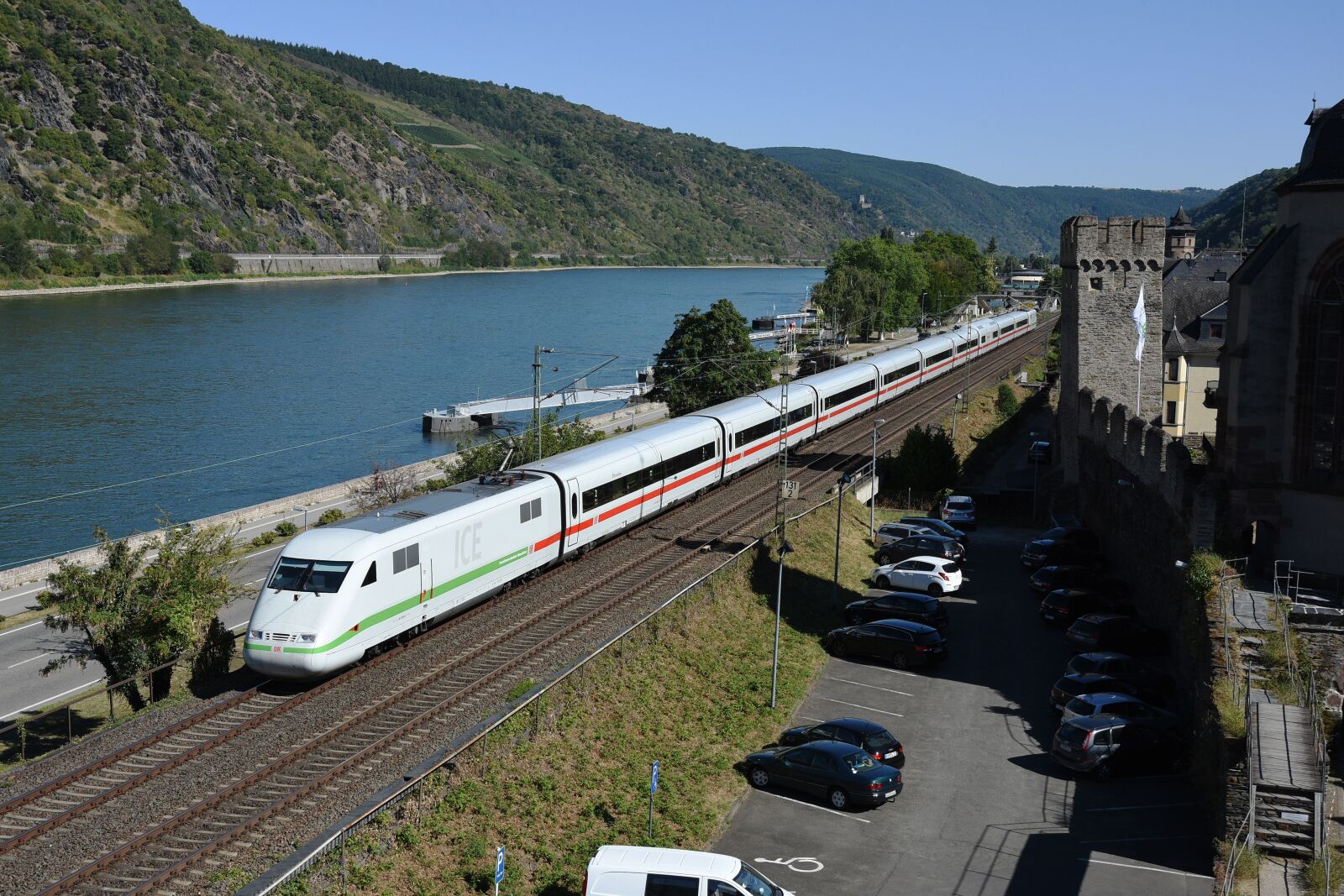 Nikon D7200 sample photo. Deutsche bahn, oberwesel, ice1 photography