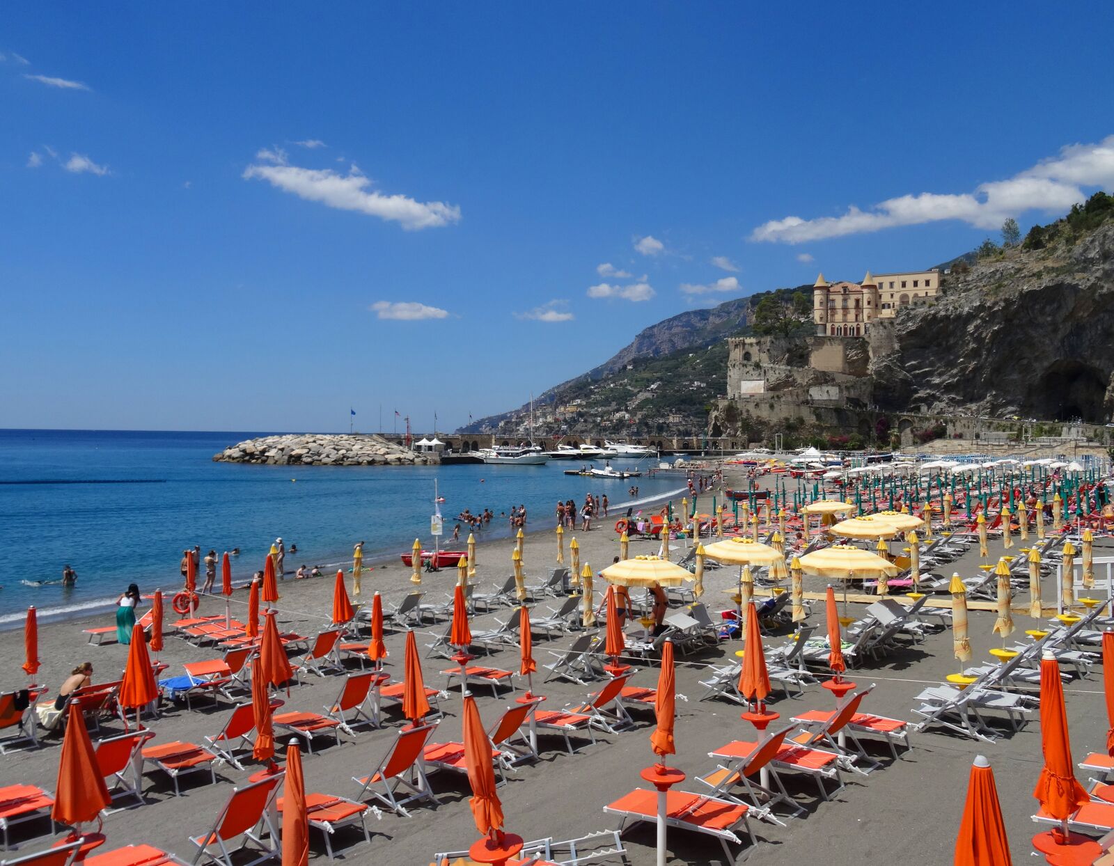 Sony DSC-HX50 sample photo. Italy, beach, sea photography
