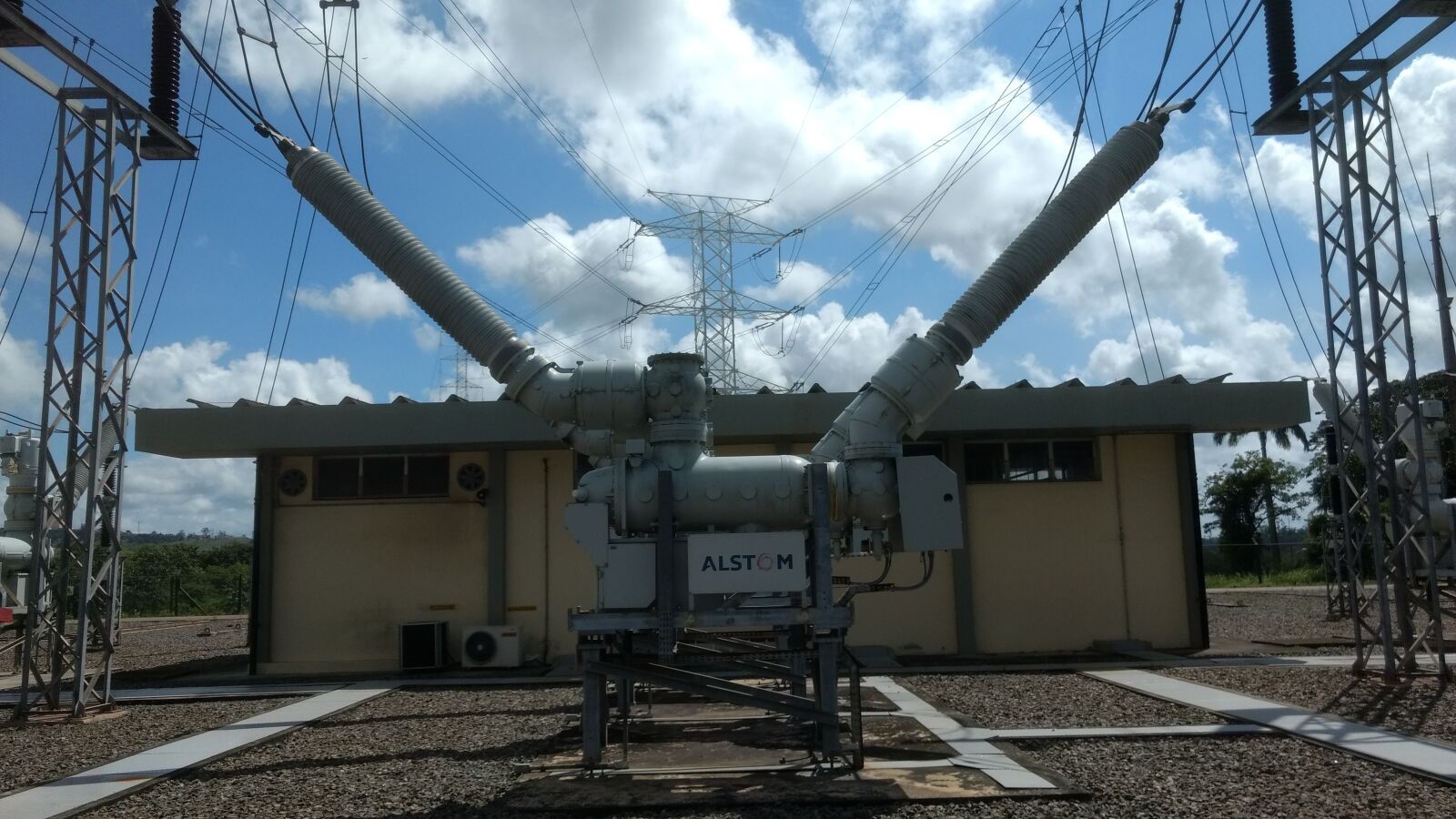 Motorola Moto G (4) sample photo. The circuit breaker, substation photography