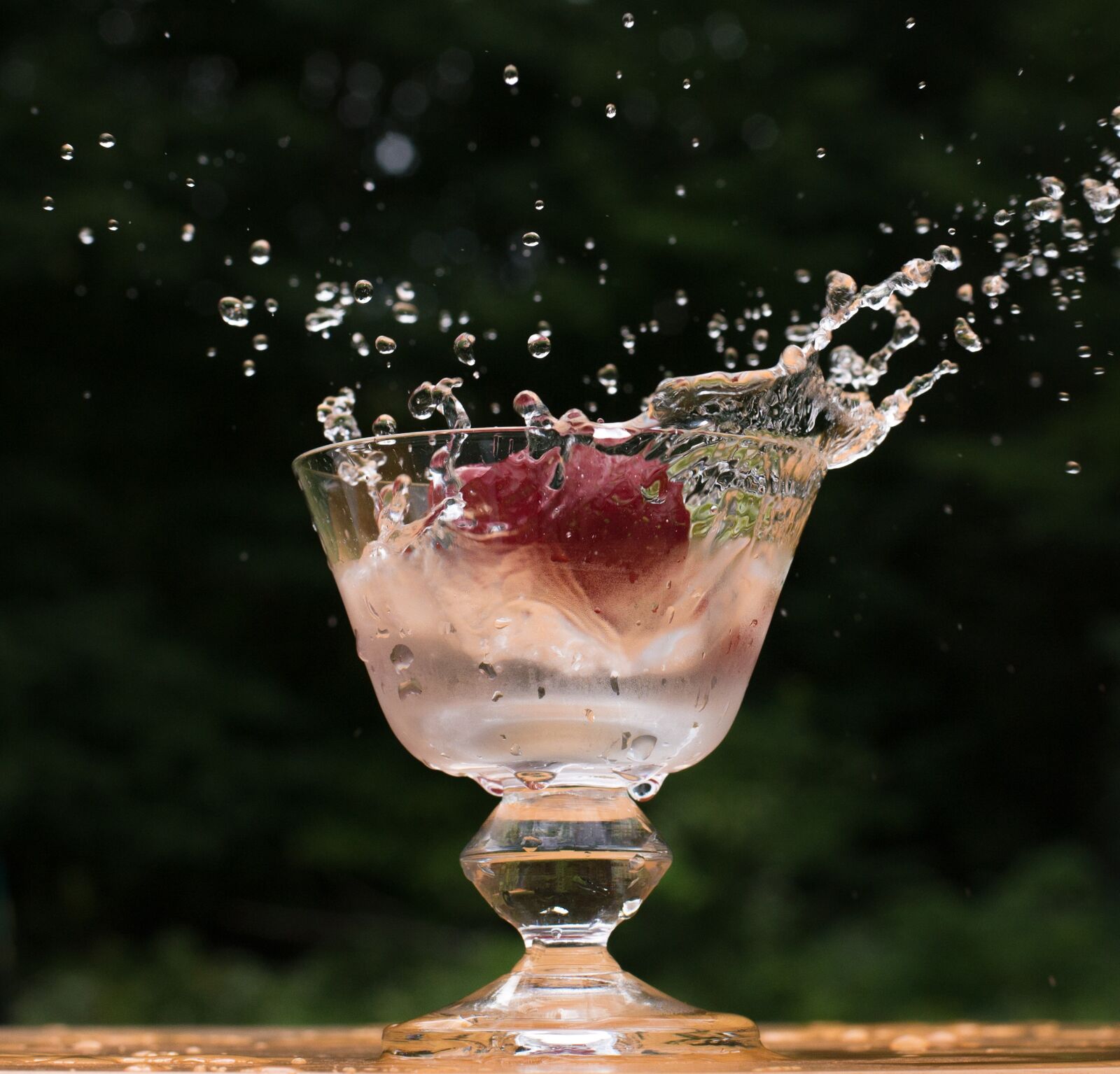 Nikon D610 sample photo. Glass, water, drop photography