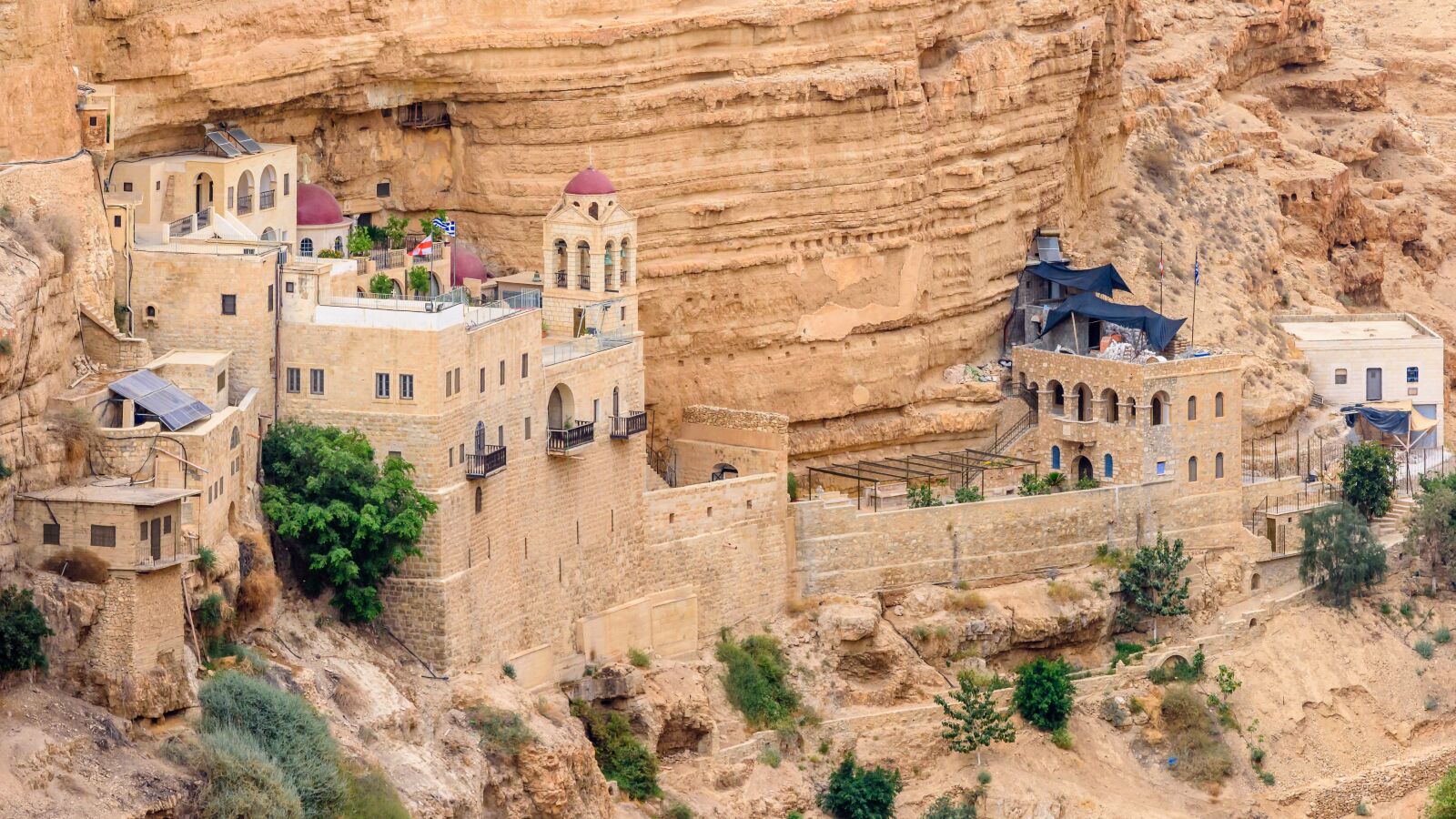 Nikon D3400 sample photo. Hills, desert, monastery israel photography