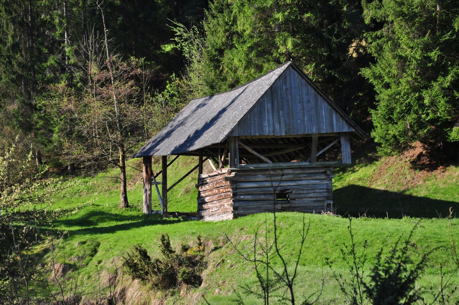 Nikon D90 sample photo. Wooden house, mountains, poland photography