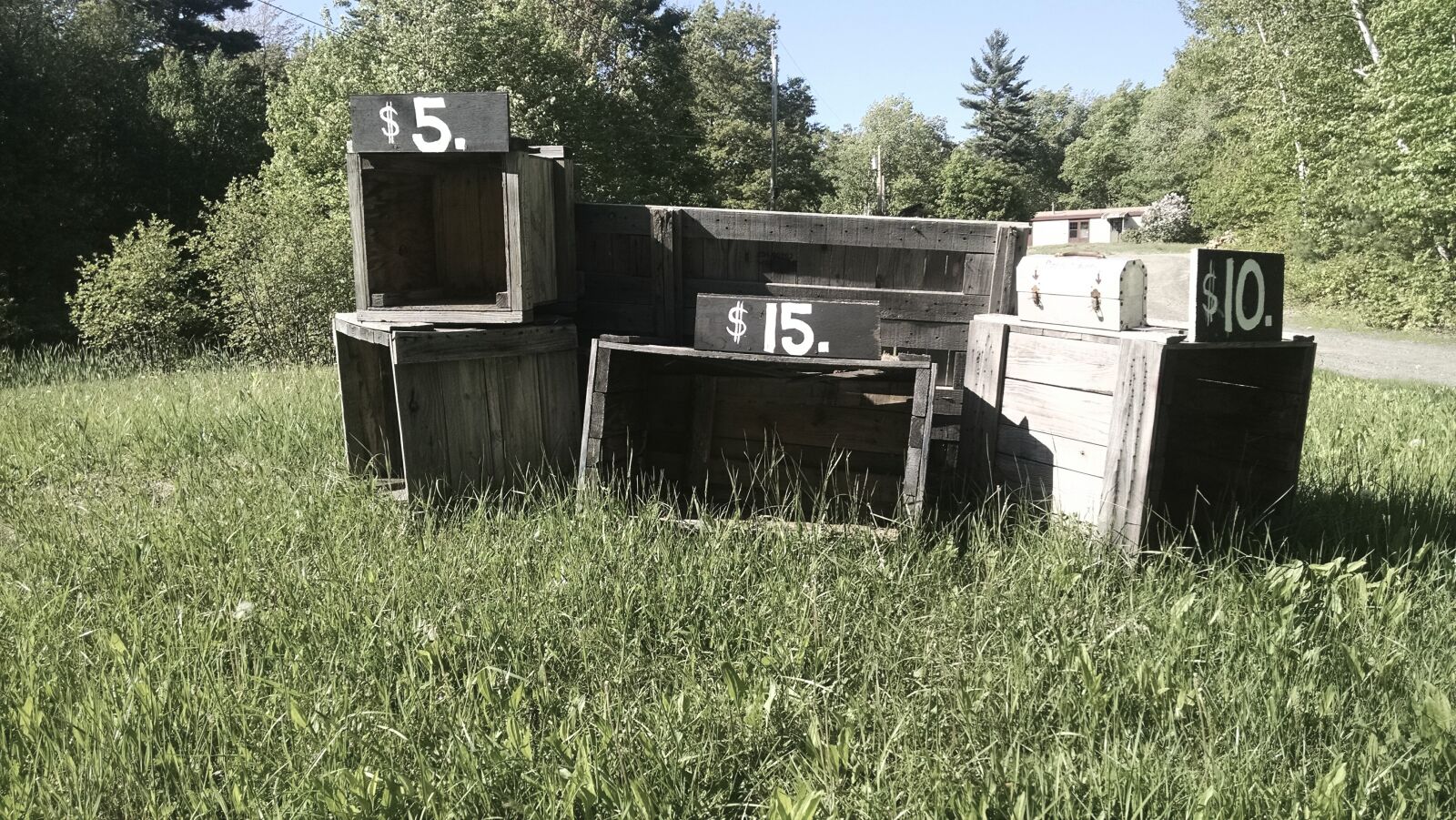 Motorola Moto X (1st Gen) sample photo. Crates, money, selling, sign photography
