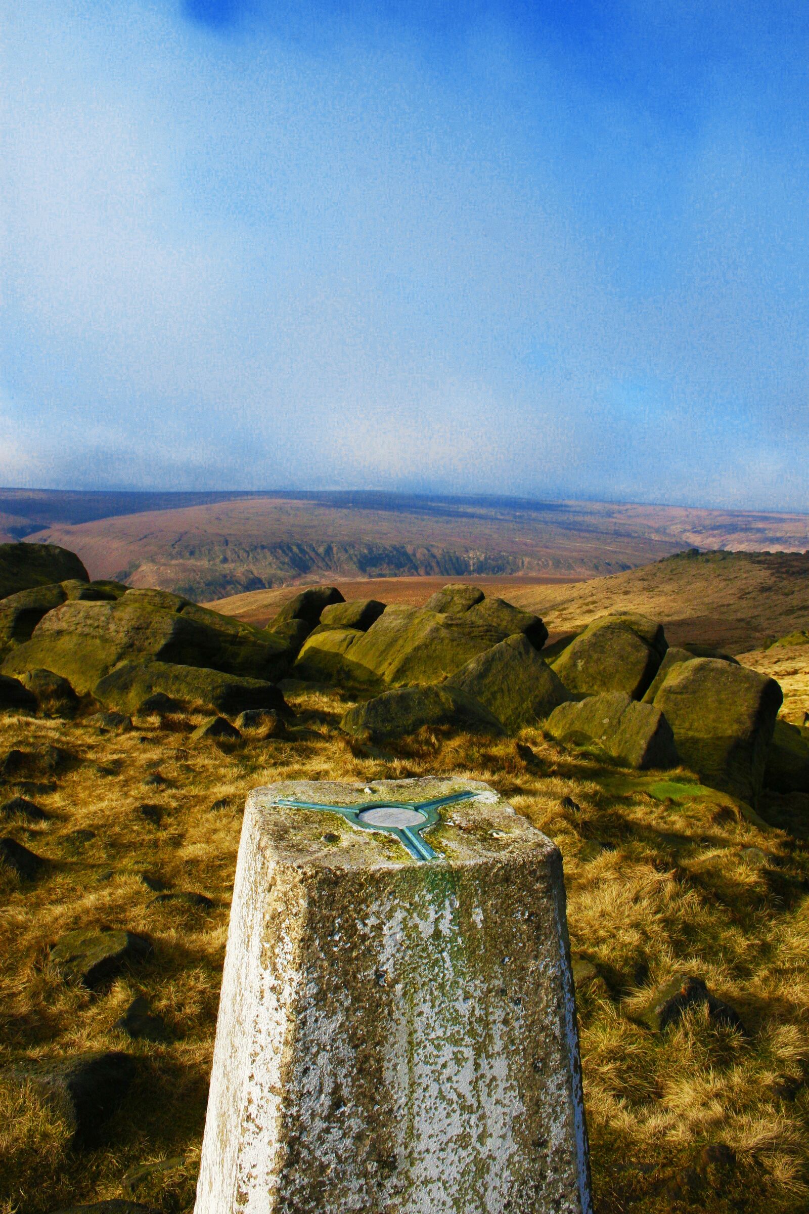Canon EOS 30D sample photo. Trig point, west nab photography