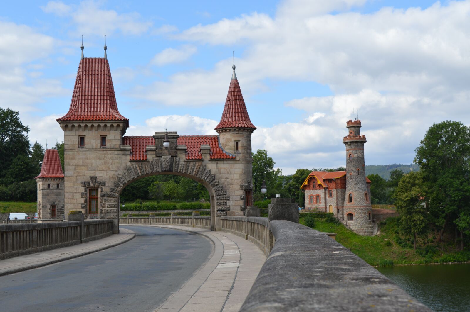 Nikon D3200 sample photo. Path, construction, architecture photography