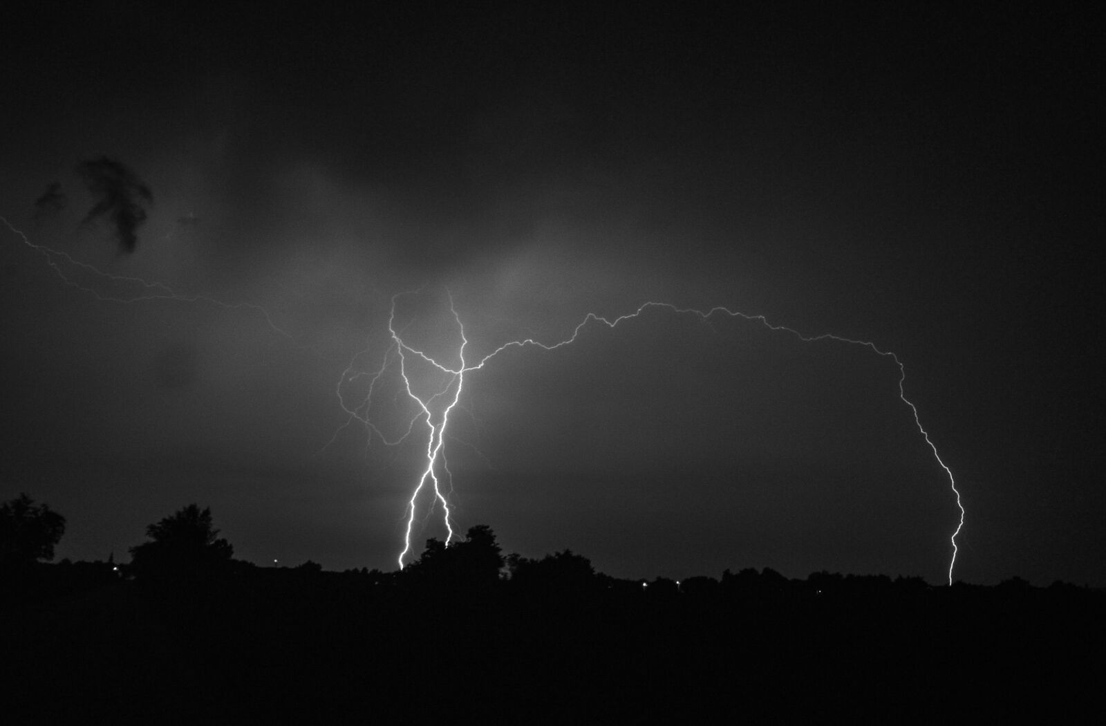 Nikon D3300 sample photo. Storm, lightning, nature photography
