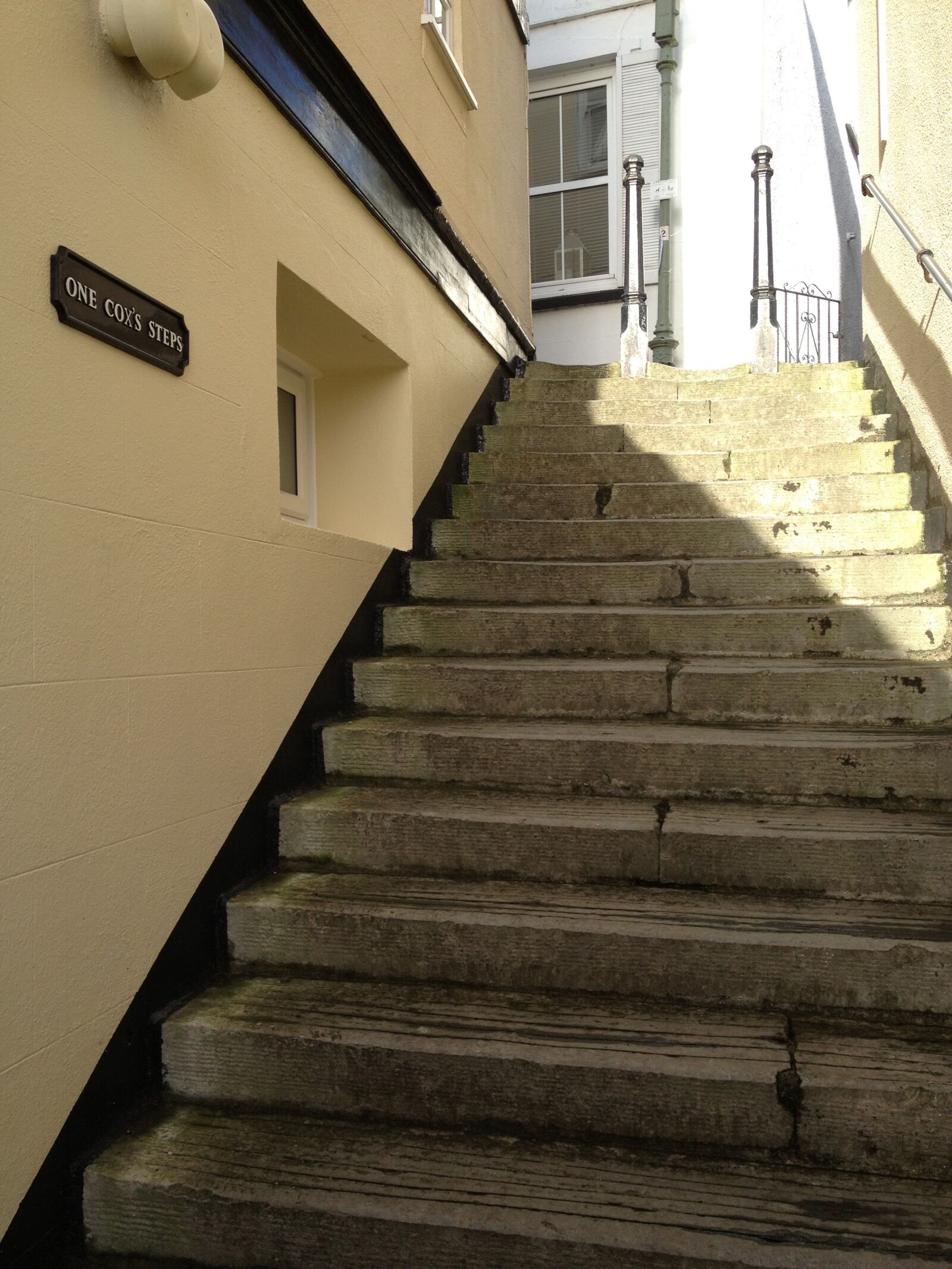 Apple iPhone 4S sample photo. One cox's steps, street photography