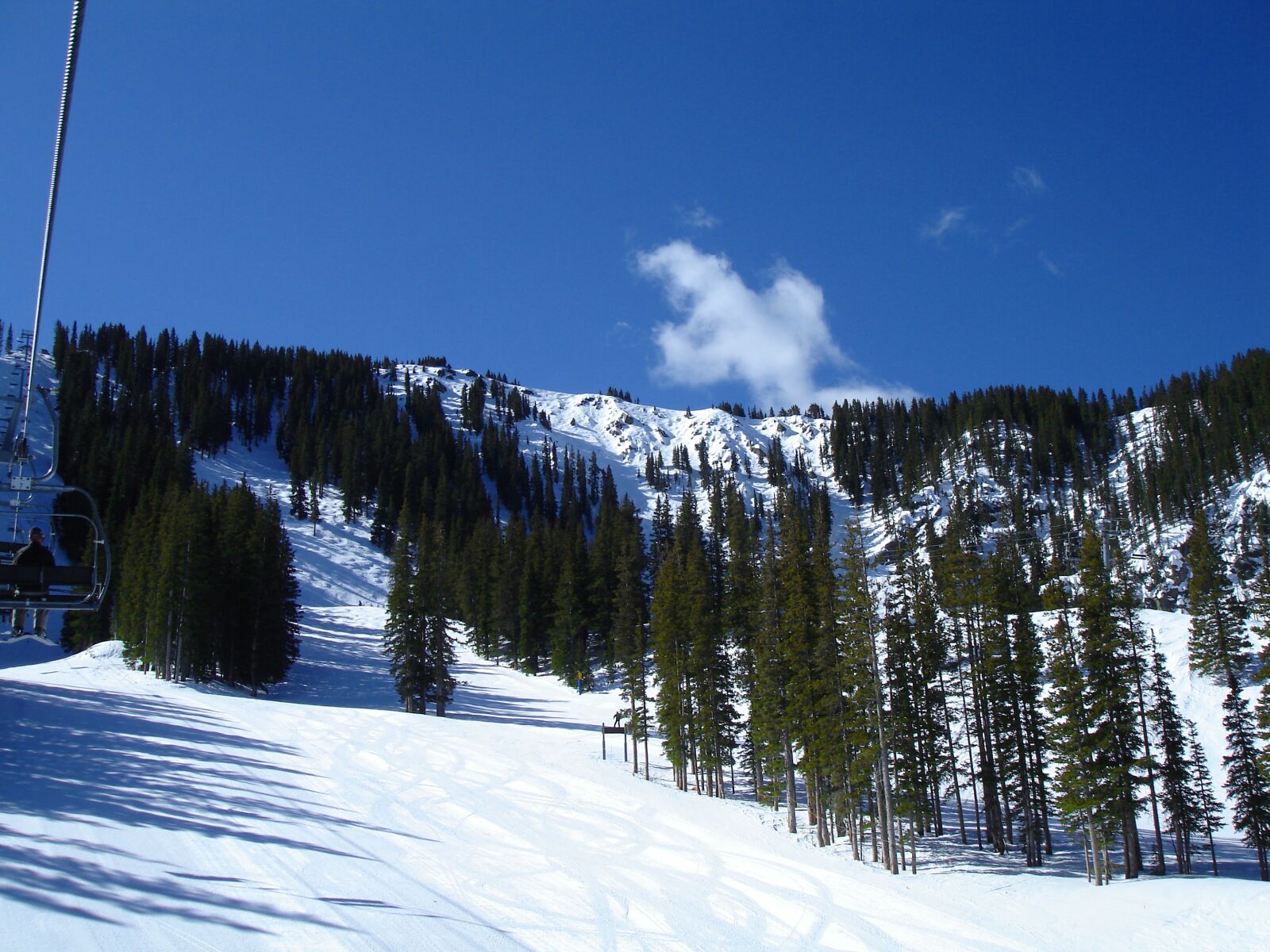 Sony DSC-W7 sample photo. Ski, mountain, winter photography