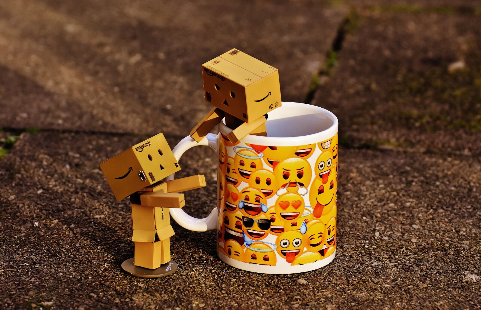 Nikon D7200 sample photo. Danbo, figures, cup photography