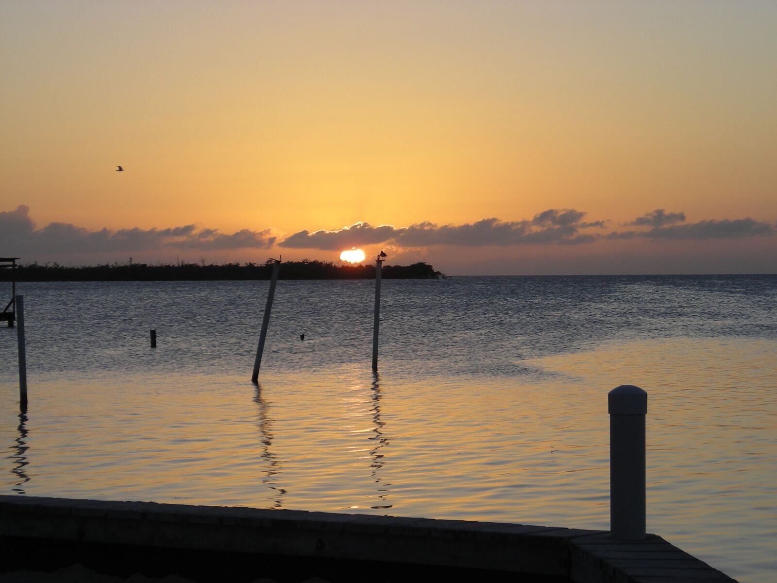 Nikon COOLPIX L6 sample photo. Belize, sunset, water photography