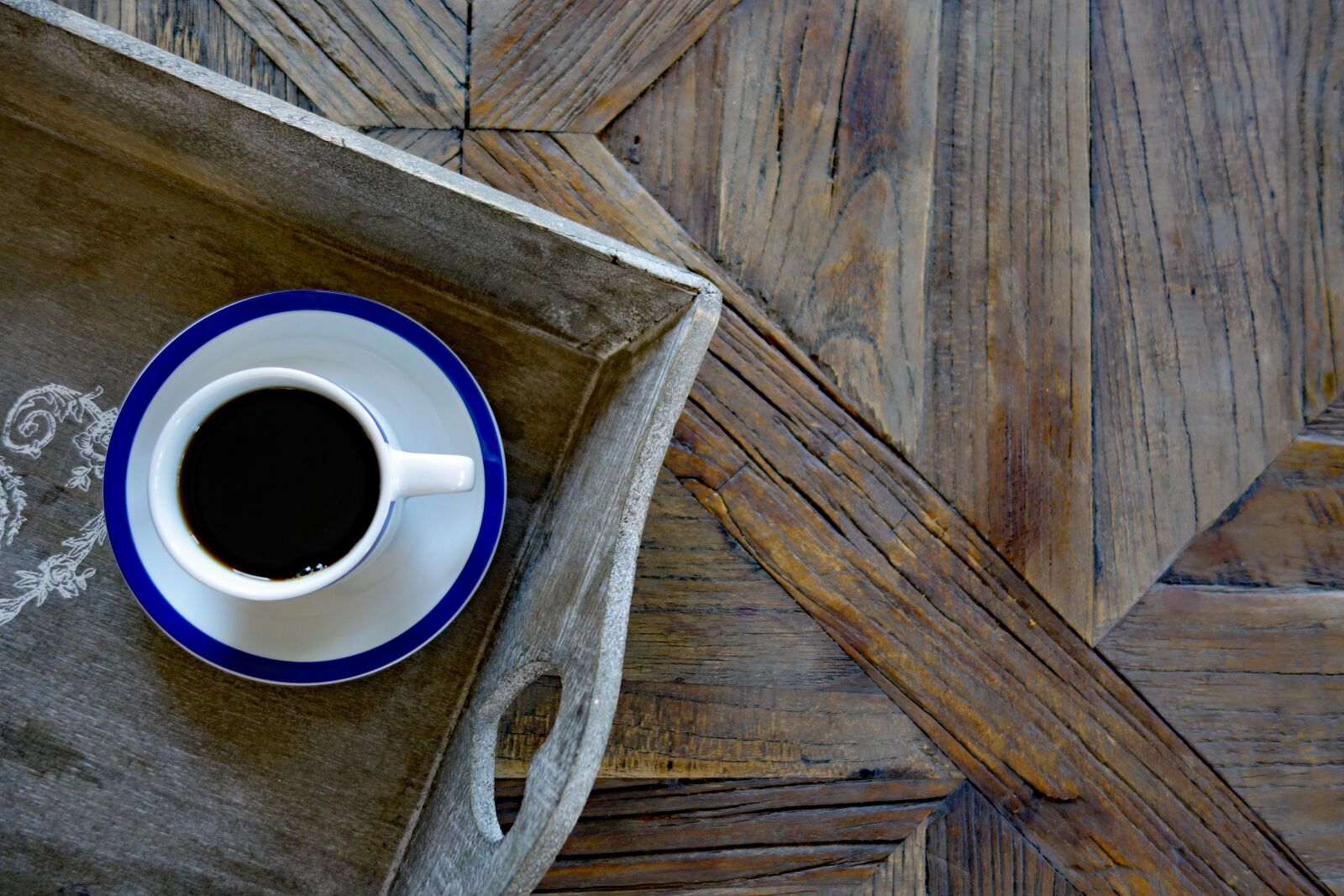 Sony Cyber-shot DSC-RX100 II sample photo. Coffee cup, coffee, wooden photography