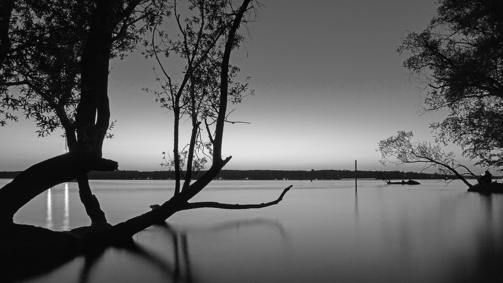 Sony a6000 sample photo. Long exposure, berlin lake photography